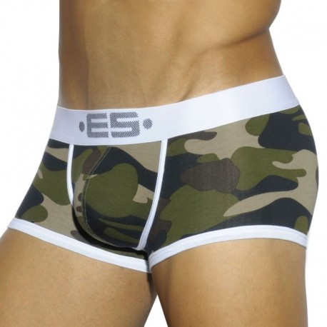 ES Collection Camouflage Basic Boxer - Green