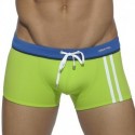 Addicted Boxer de Bain Sport Detail Binding Vert