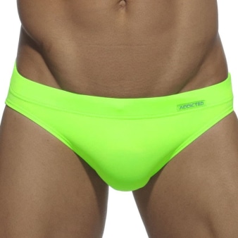 Addicted Basic Colors Swim Brief - Lime