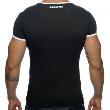 Addicted T-Shirt Basic Colors Noir