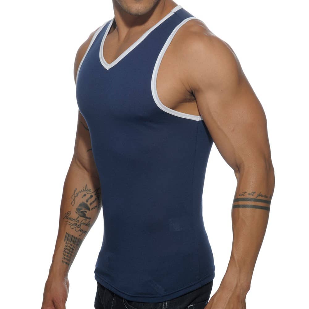 Addicted Basic Colors Tank Top - Navy | INDERWEAR