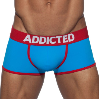 Boxer Swimderwear Push Up Bleu - Rouge Addicted