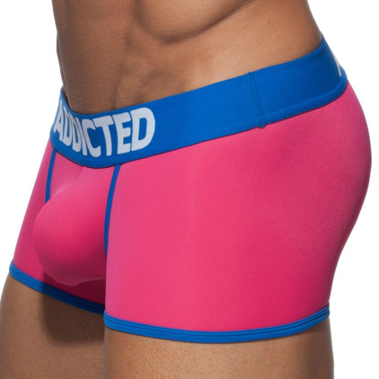 Boxer Swimderwear Push Up Fuchsia - Bleu Addicted