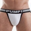 Pump! Jock Strap Free-Fit Blanc - Noir
