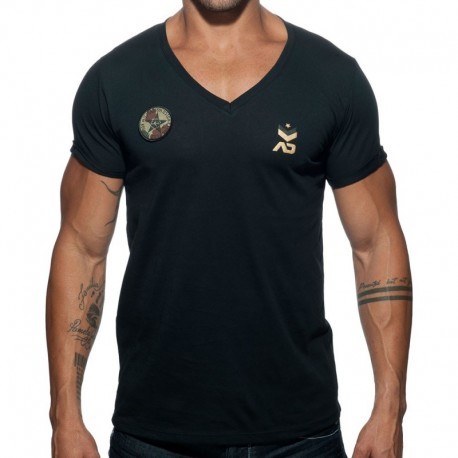 Addicted T-Shirt Military Noir