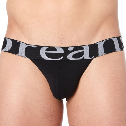 Slip Tanga Essential Noir Doreanse