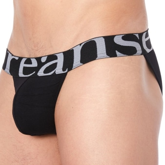 Slip Tanga Essential Noir Doreanse