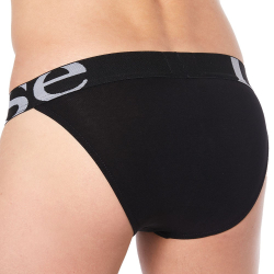 Slip Tanga Essential Noir Doreanse