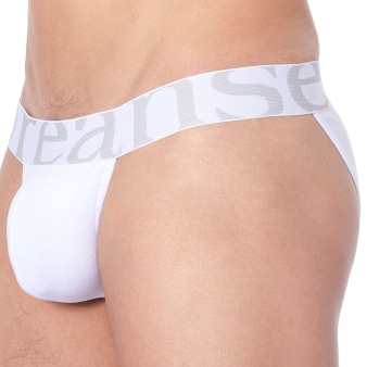 Slip Tanga Essential Blanc Doreanse