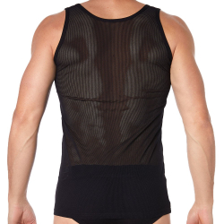 Débardeur Sportive Mesh Noir Doreanse