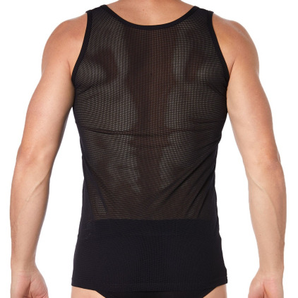 Débardeur Sportive Mesh Noir Doreanse