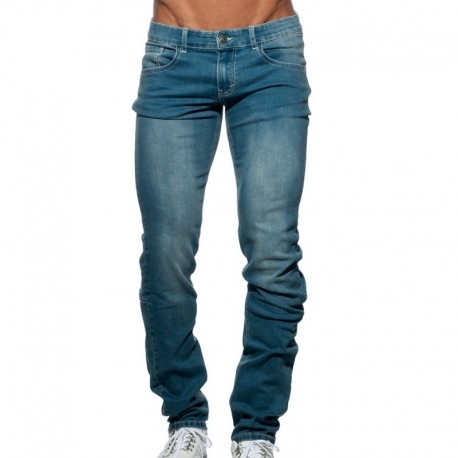 ADDICTED JEANS PANT Push-Up AD804 Muscle Fit in indigo blue