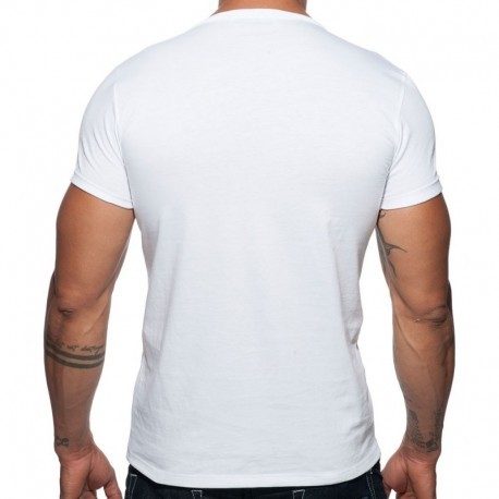 Addicted Military T-Shirt - White