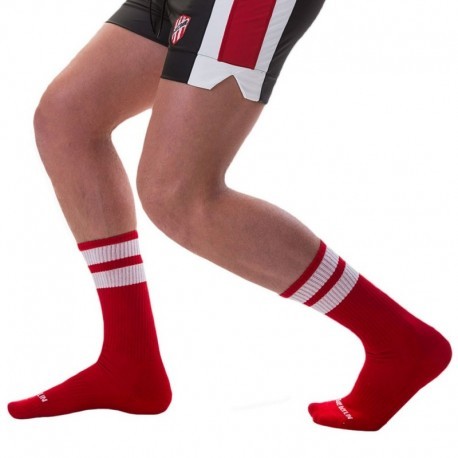 Barcode Chaussettes Gym Rouges