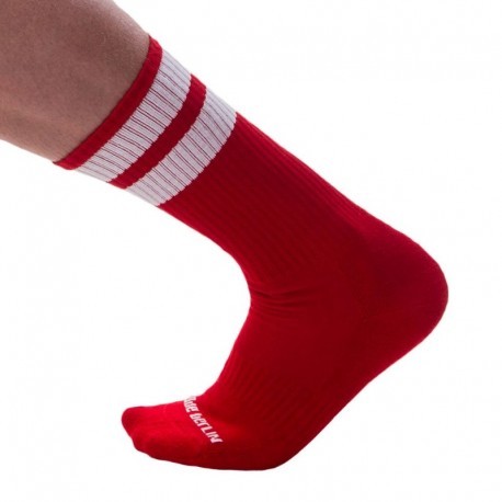 Barcode Chaussettes Gym Rouges