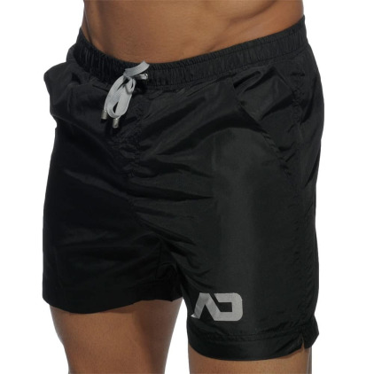 Short de Bain Long Basic Noir Addicted