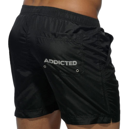 Short de Bain Long Basic Noir Addicted