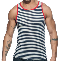 Débardeur Sailor Marinière - Rouge Addicted