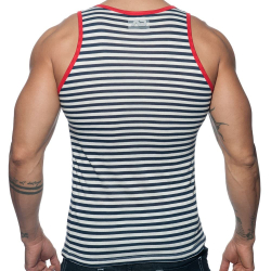 Débardeur Sailor Marinière - Rouge Addicted