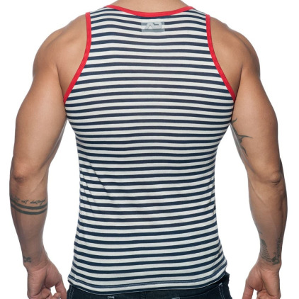 Débardeur Sailor Marinière - Rouge Addicted