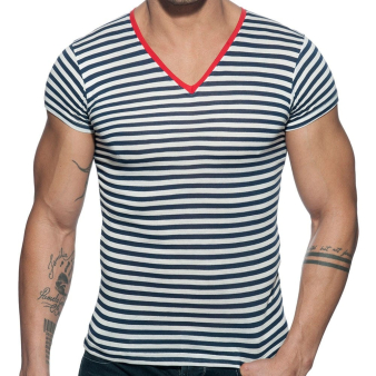 T-Shirt Sailor Marinière - Rouge Addicted