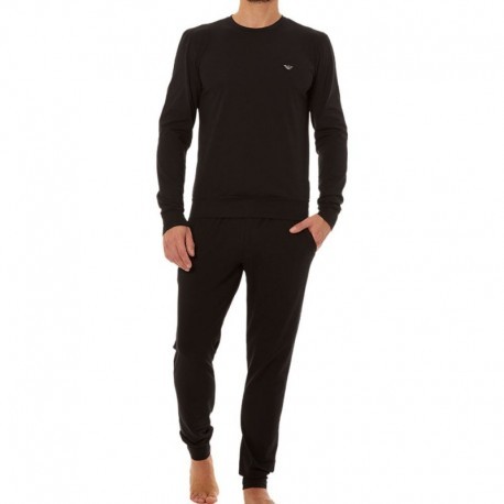 Emporio Armani Tenue d'intérieur Basic Loungewear Noire