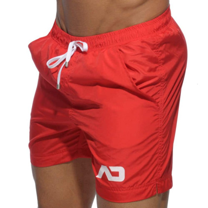 Short de Bain Long Basic Rouge Addicted