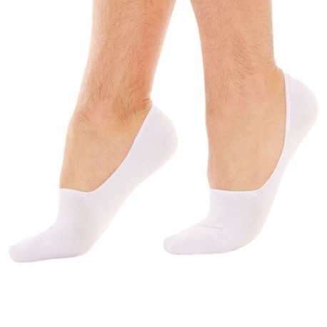 Calvin Klein 2-Pack Luca Invisible Socks - White