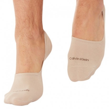 Calvin Klein 2-Pack Luca Invisible Socks - Skin