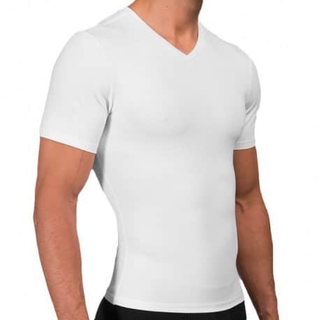 Rounderbum T-Shirt Cotton Compression Blanc