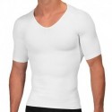 Rounderbum T-Shirt Cotton Compression Blanc