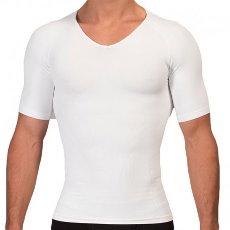 Rounderbum Seamless Compression T-Shirt - White