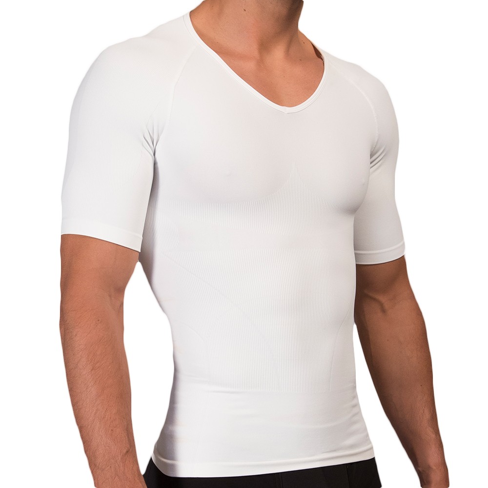 Rounderbum Seamless Compression T-Shirt - White