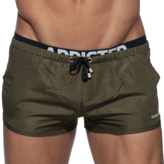 Double Waistband Swim Short Addicted