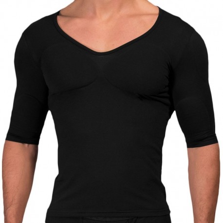 Rounderbum Padded Muscle T-Shirt - Black