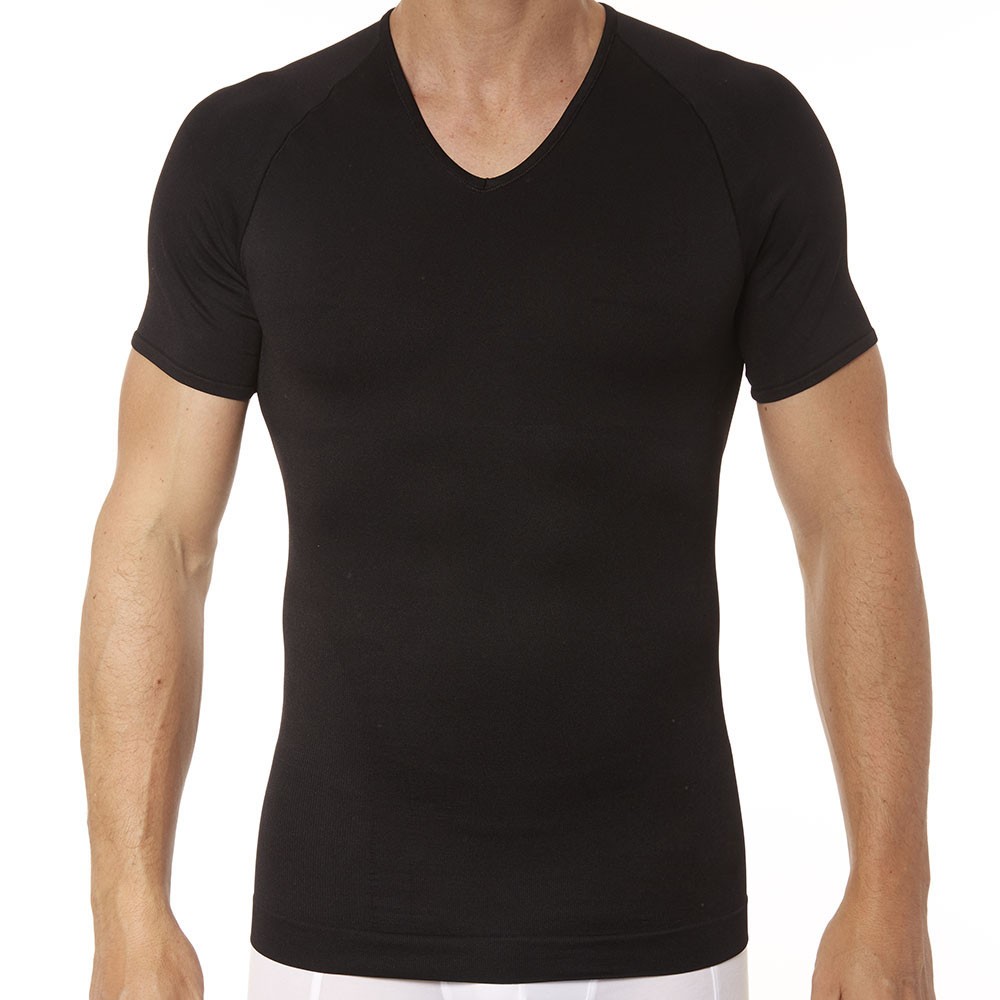 Spanx Zoned Performance V-Neck T-Shirt - Black
