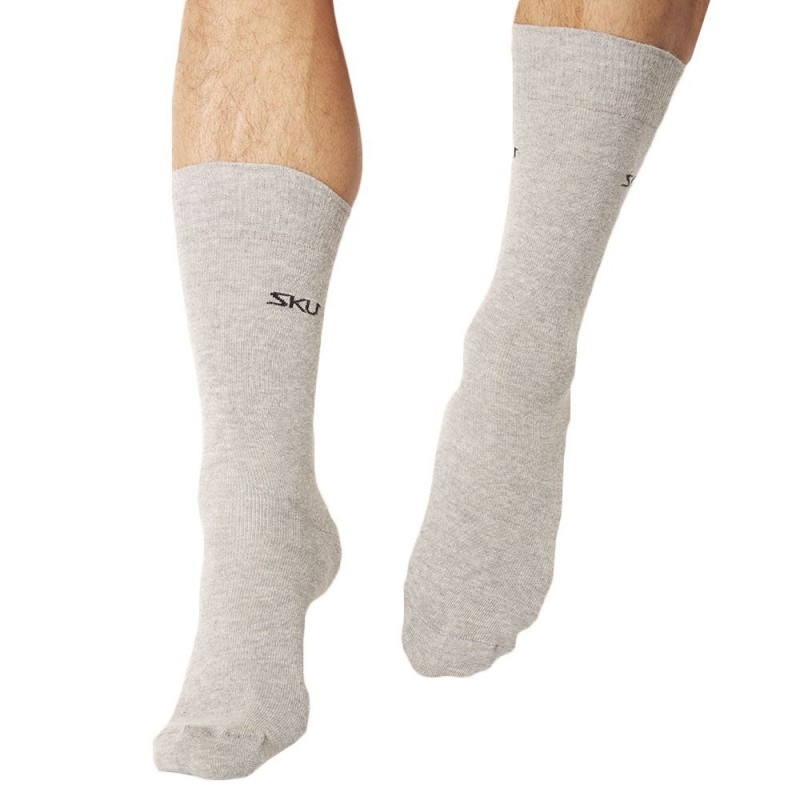 SKU 3-Pack Dress Socks - Grey | INDERWEAR
