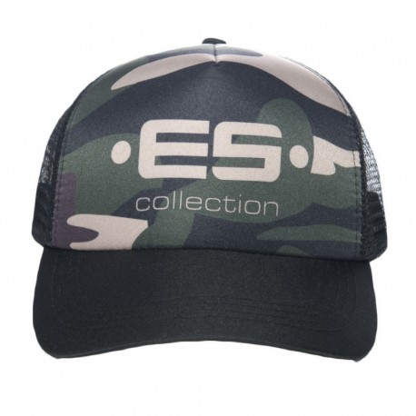 ES Collection Print Logo Baseball Cap - Camouflage