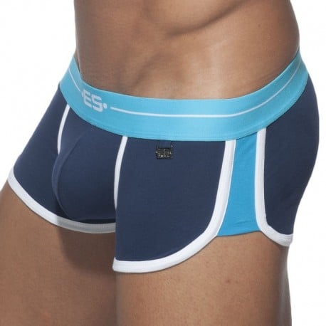 ES Collection Shorty Mini Rocky Double Side Coton Marine - Bleu Turquoise