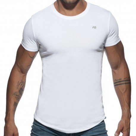 T-Shirt Basic U-Neck Blanc