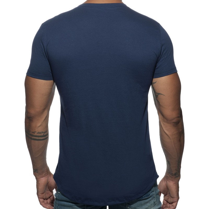 Addicted Basic U-Neck T-Shirt - Navy | INDERWEAR