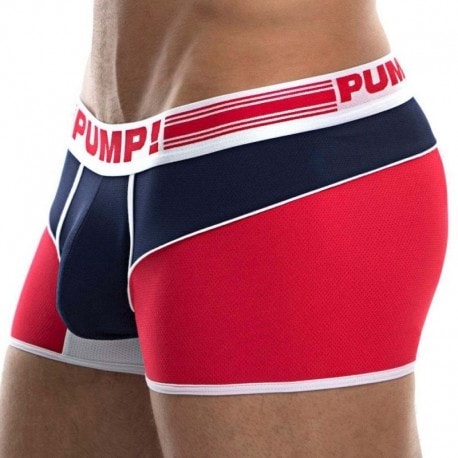 Pump! Academy Free-Fit Boxer - Red - Navy
