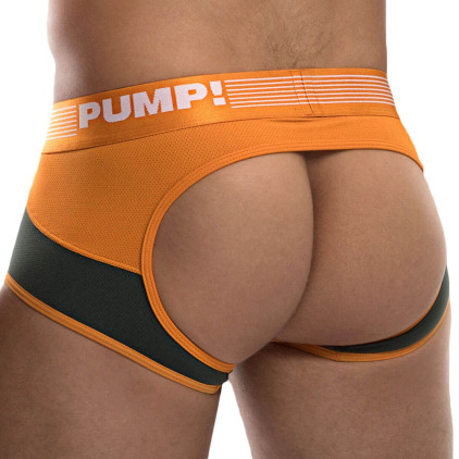 Shorty Bottomless Access Squad Kaki - Orange Pump!