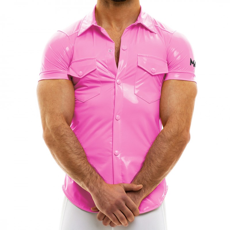 Modus Vivendi Viral Vinyl Shirt - Neon Pink