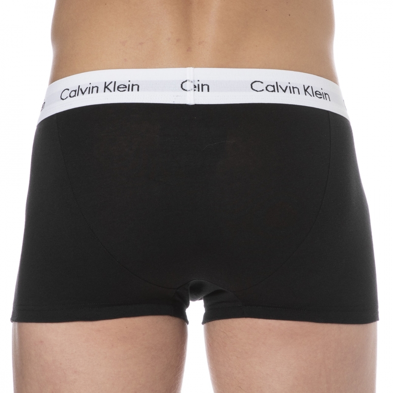 What's wrong sad Hilarious Calvin Klein 3-Pack Cotton Stretch Boxer Briefs - Black - Color Waistband |  INDERWEAR