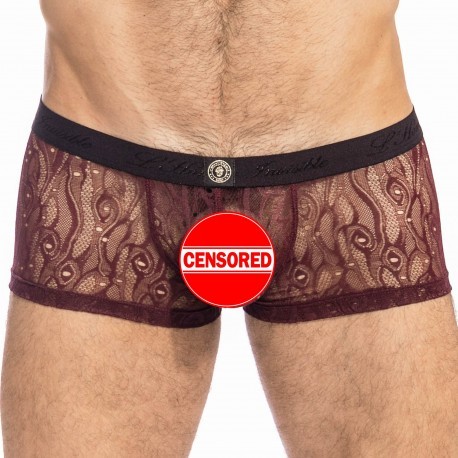 L'Homme invisible Shorty Hipster Push Up Enzo Choco Cerise