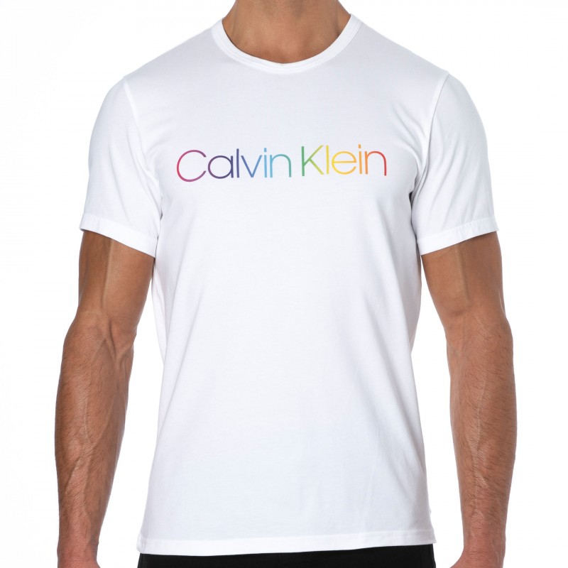 Calvin Klein Pride Edit Cotton T-Shirt - White