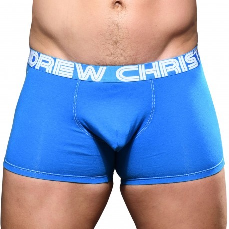 Andrew Christian Boxer Almost Naked Bamboo Bleu Electrique