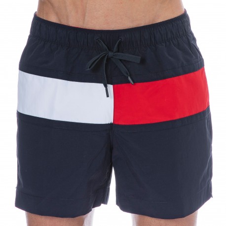 Homme Vêtements Shorts Shorts habillés et chino Short Drawstring Maillot de Bain Synthétique Tommy Hilfiger pour homme en coloris Blanc 
