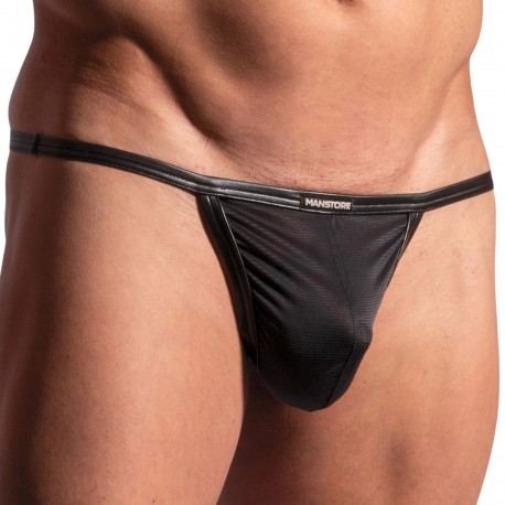String Micro Pouch M2236 Synthétique MANSTORE pour homme en coloris Noir Homme Vêtements Sous-vêtements Slips et boxers 